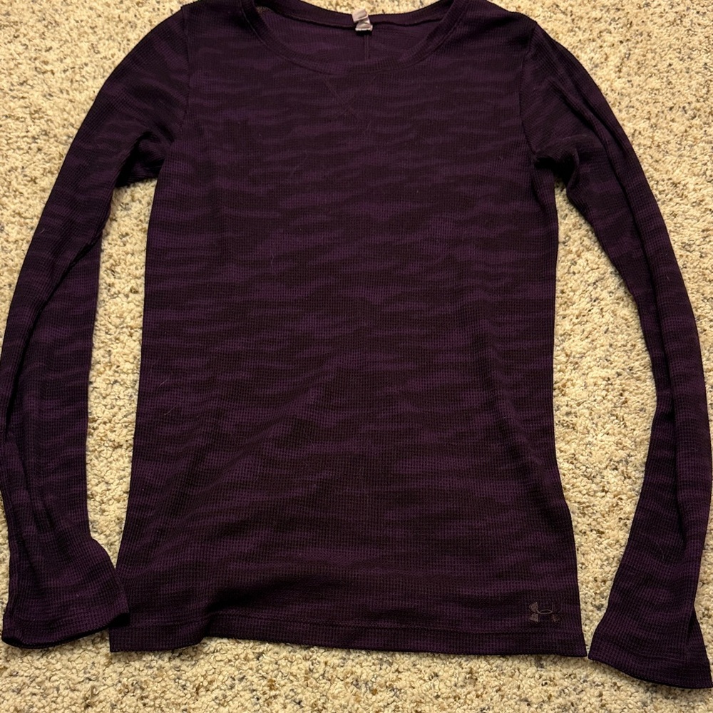 Under Armour Women's Long Sleeve Top in Dark Purple